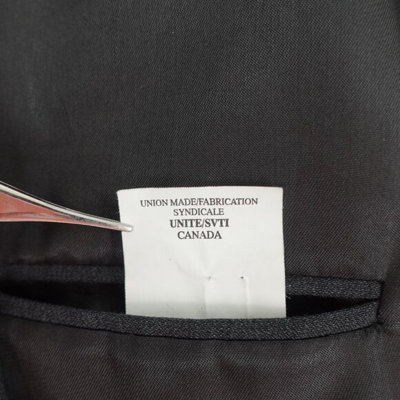 Men's 48 Long  Paul Dione  Grey Wool Suit Coat Jacket - Picture 9 of 11